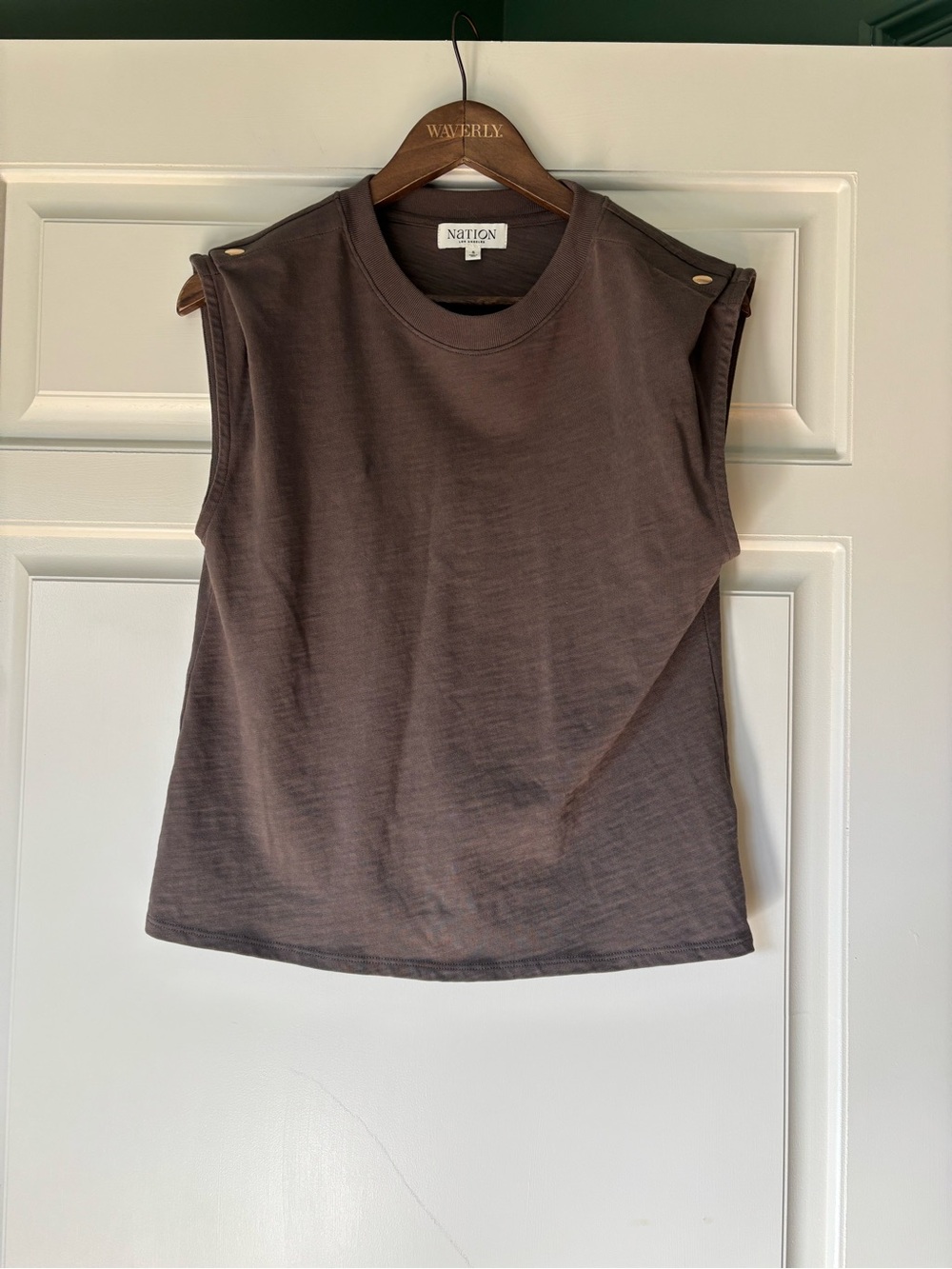 Nation LTD Brown Snap Top